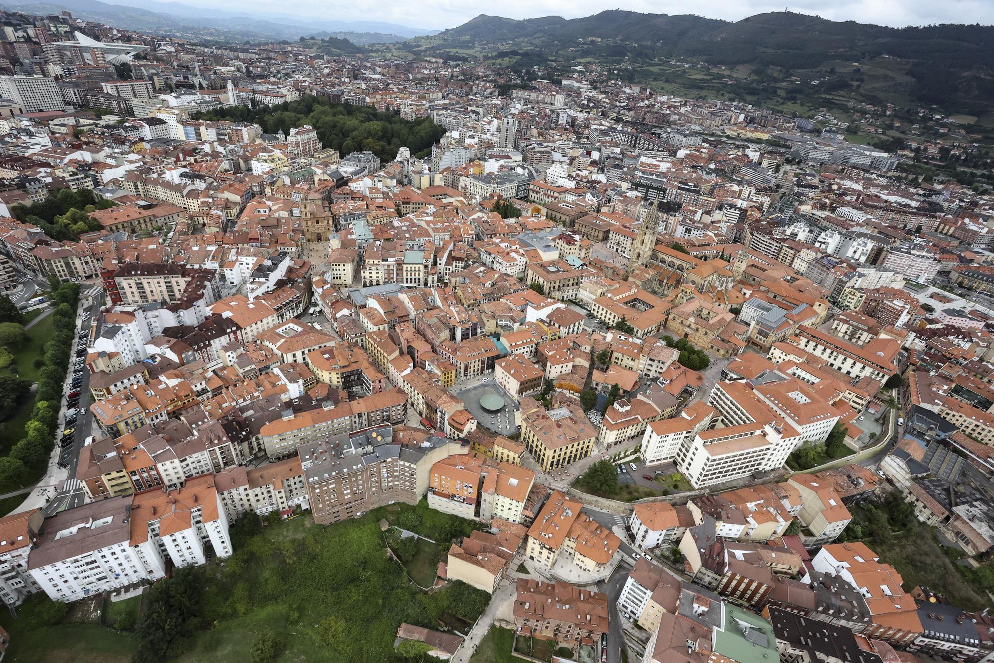 Las mejores imágenes de Oviedo desde el aire