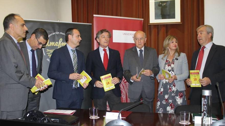 Alejandro Díaz, José Luján, Javier Celdrán, José Mª Tortosa, Carlos Egea, Olga García y Ángel Meroño.