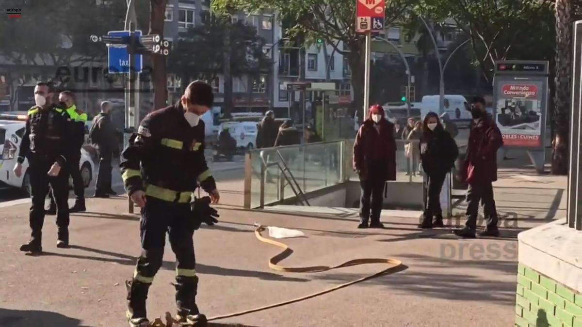 Desallotjada per fum l’estació d’Alfons X del metro de Barcelona Desallotjada per fum l’estació d’Alfons X del metro de Barcelona