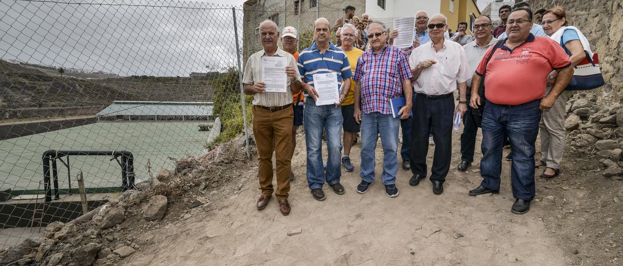 Vecinos contra el biodigestor de Tenoya.