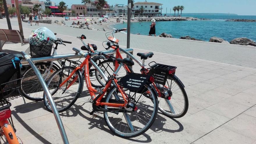 El Consell propone que se instalen luces traseras a las bicicletas de alquiler