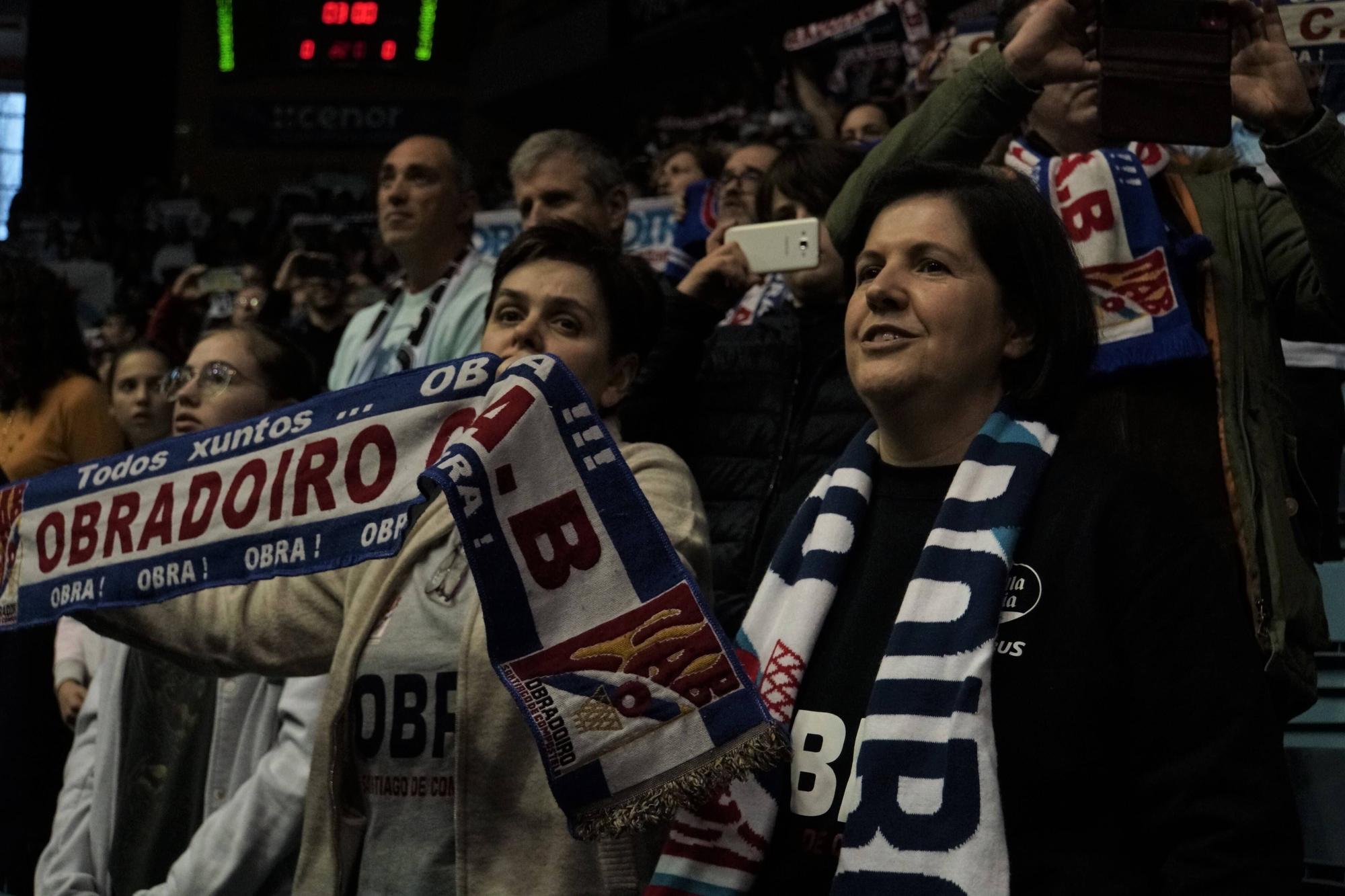 Las imágenes del derbi Obradoiro-Breogán