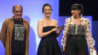 Aitana Sánchez-Gijón recoge el premio del Festival de Cine de Huesca