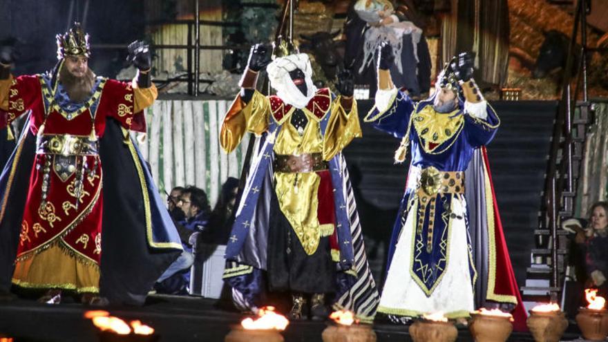 Lor Reyes Magos en la pasada Cabalgata