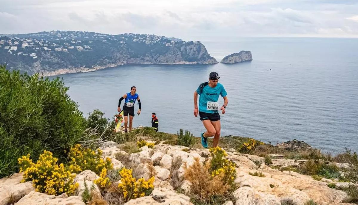 Los corredores, en pleno esfuerzo