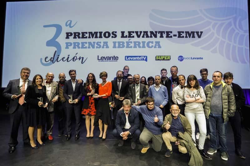 Gran gala de los Premios Levante Prensa Ibérica.