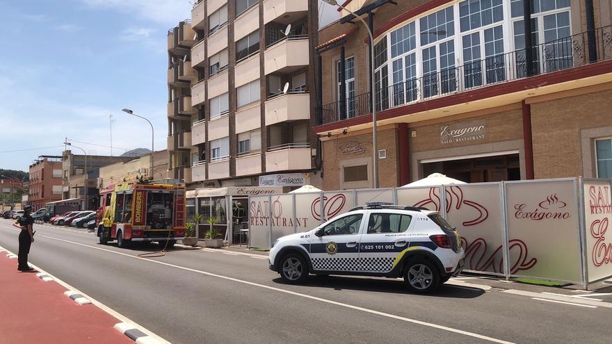 Incendio en un restaurante de la Vilavella en plenas comuniones