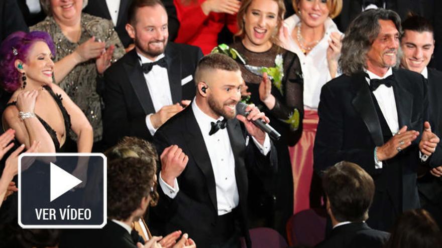 Timberlake, en un momento de la gala