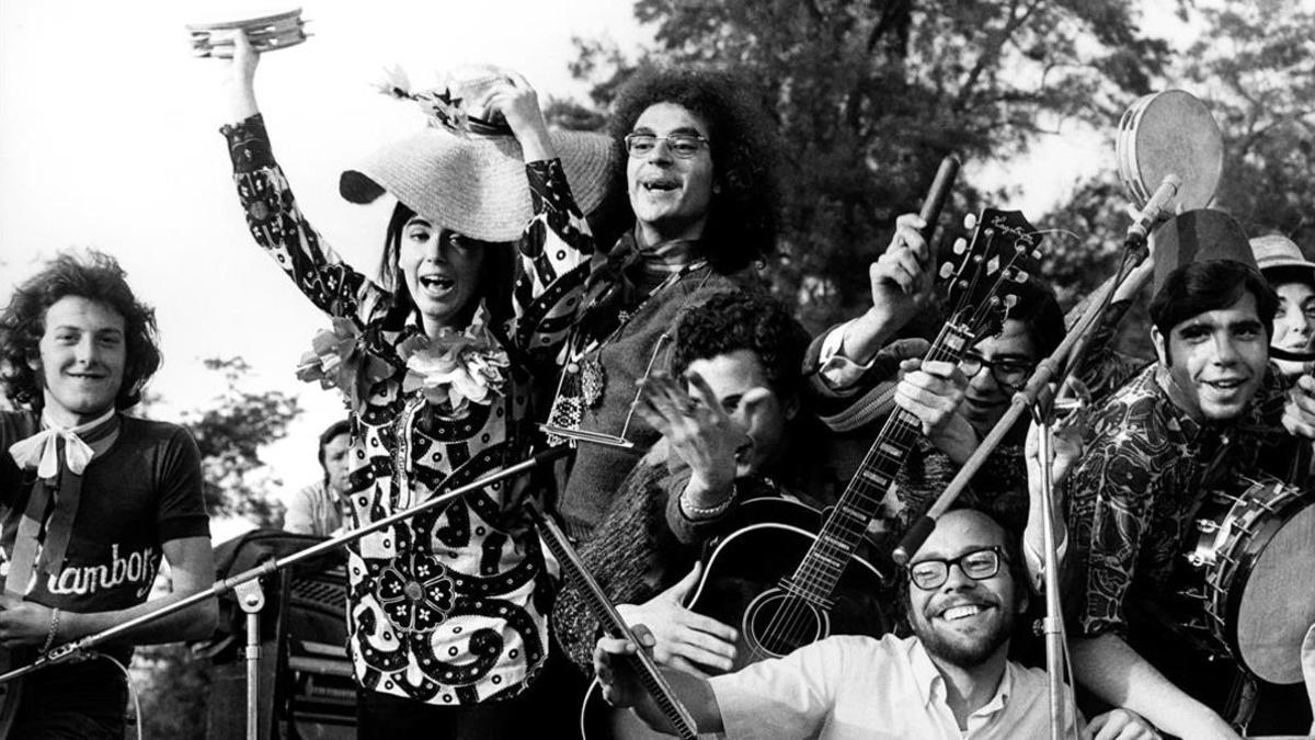 El festival de folk de 1968 en la Ciutadella, organizado por el Grup de Folk.