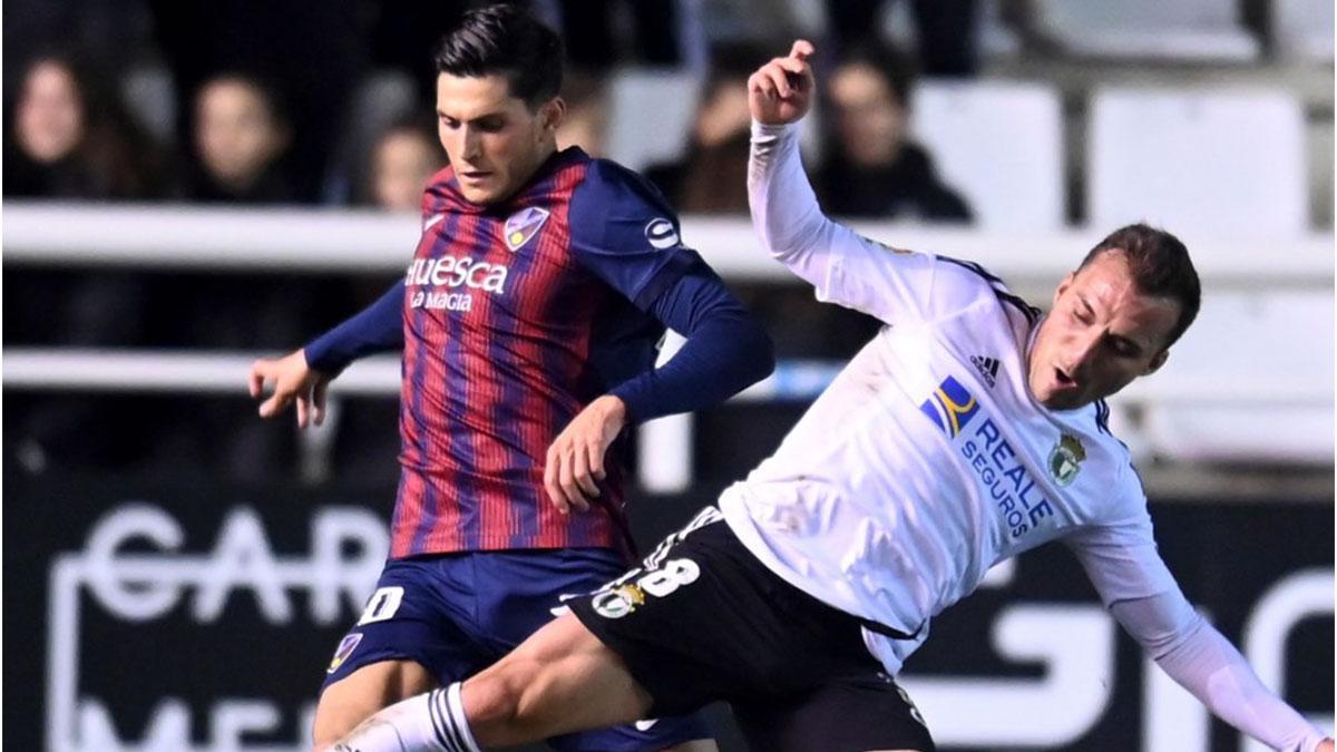 Resumen, goles y highlights del Burgos 1 - 1 Huesca de la jornada 21 de LaLiga Smartbank
