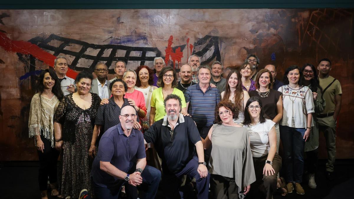La obra 'La vida es viaje' se ha presentado este lunes en Zaragoza.