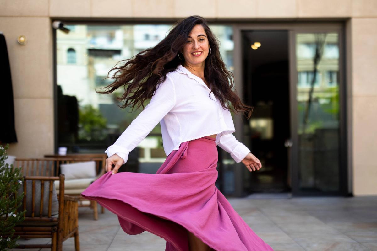 La artista Sílvia Pérez Cruz, el pasado mes de abril en Barcelona.