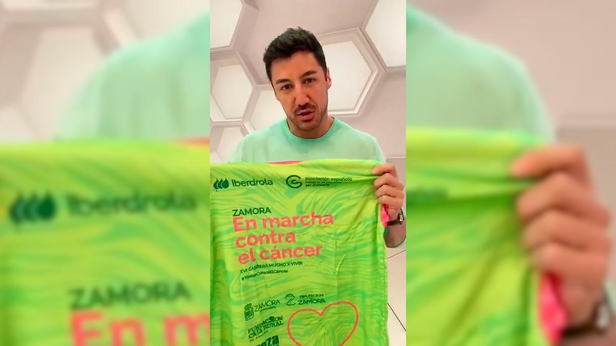 VÍDEO | El meteorólogo Francisco Cacho anima a los zamoranos participar en la marcha contra el cáncer