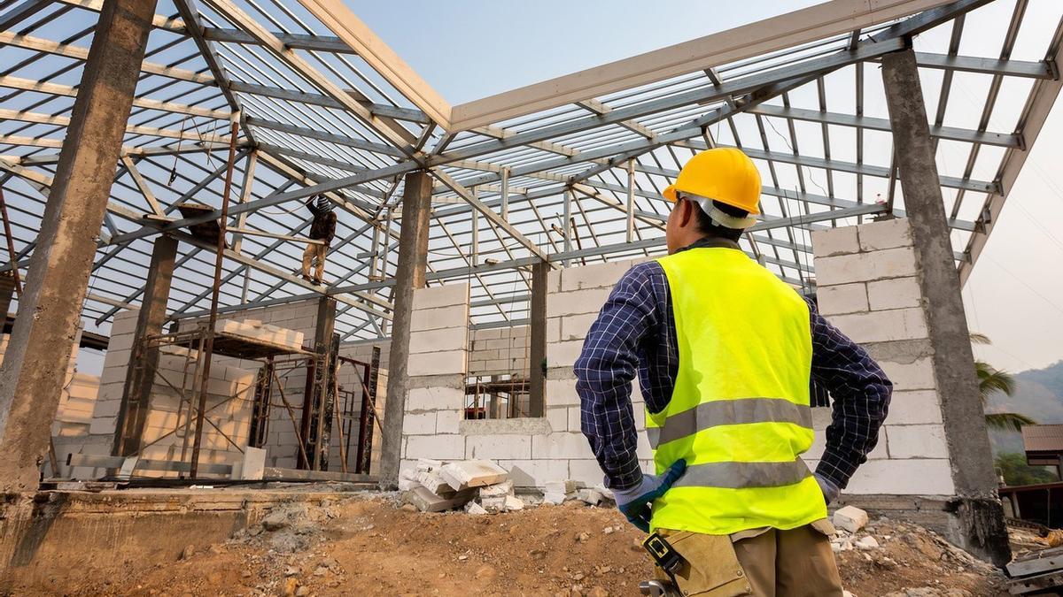 Trabajadores de la construcción.