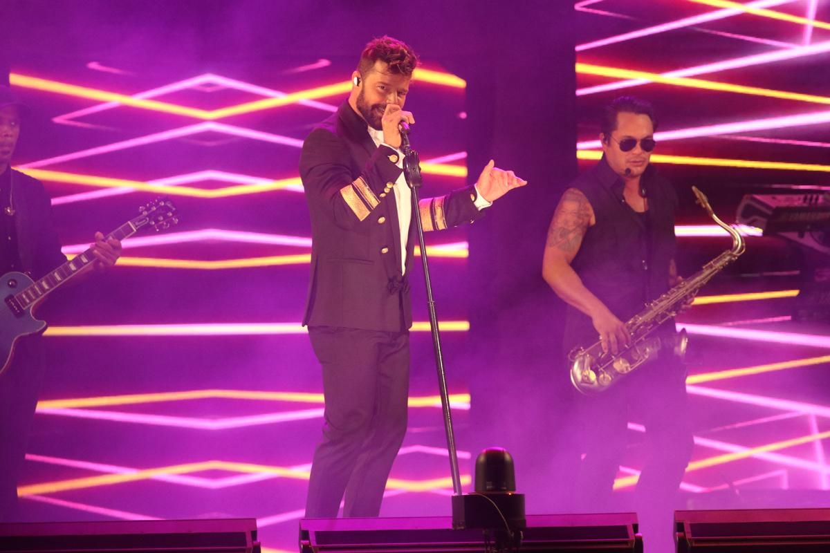 Las mejores imágenes del concierto de Ricky Martin en El Arenal