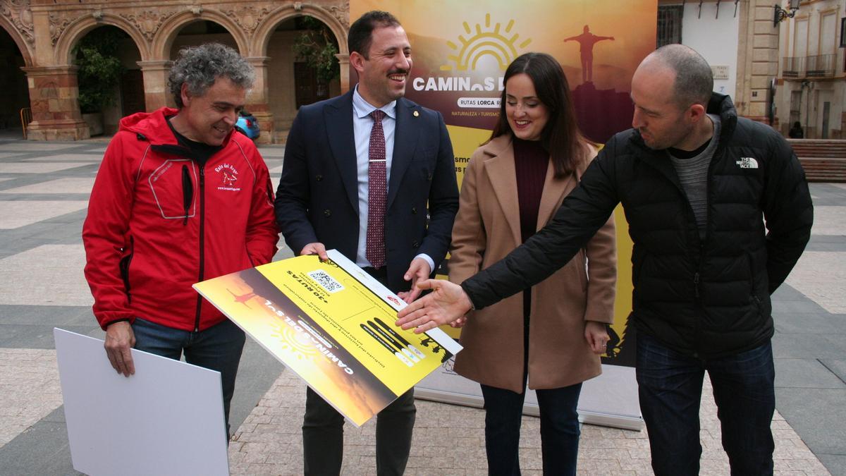 José Antonio González, Francisco Morales, Irene Jódar y José Antonio García.