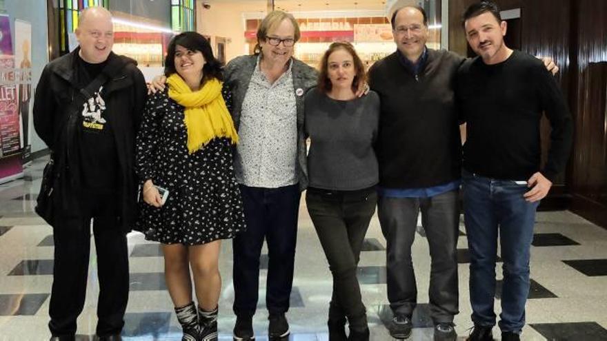 L&#039;equip del cinema Las Vegas, amb Ventura Pons.