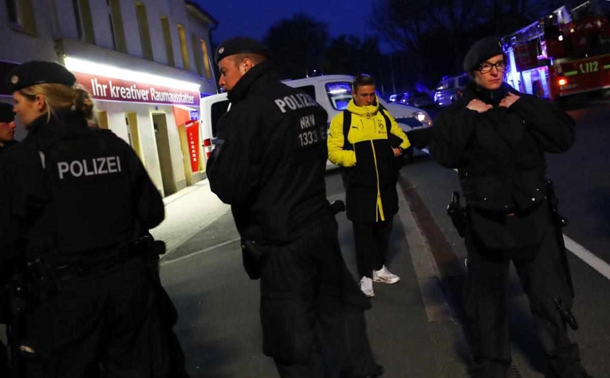 Explosiones contra el autobús del Dortmund