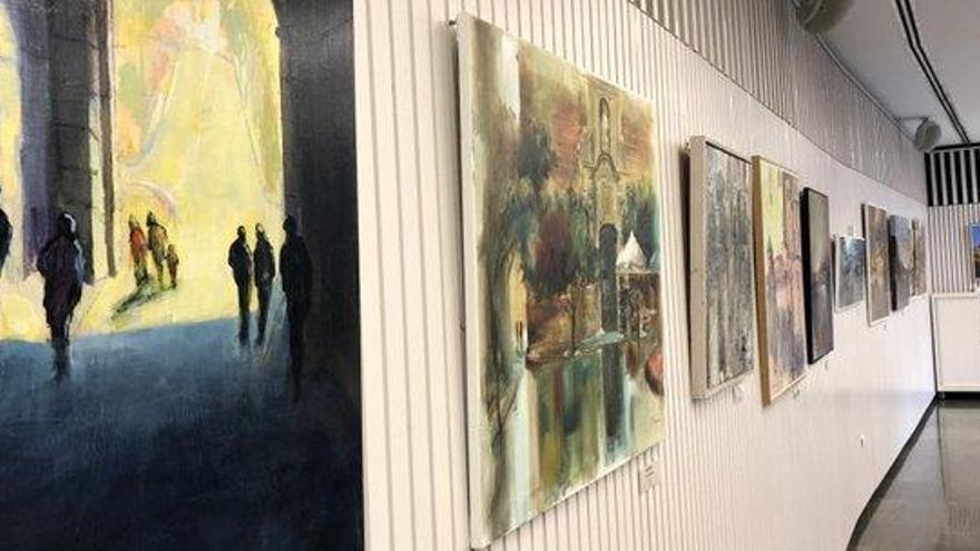 Una mostra de les pintures exposades.