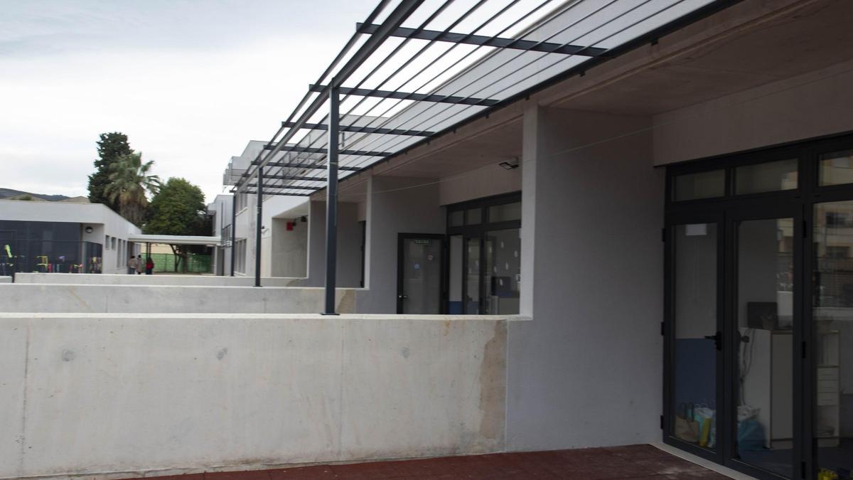 Instalaciones del CEIP Elías Tormo de Albaida, en una imagen de 2022, tras su reforma.