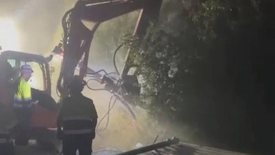 Chapela se queja de trabajos nocturnos junto a la vía verde
