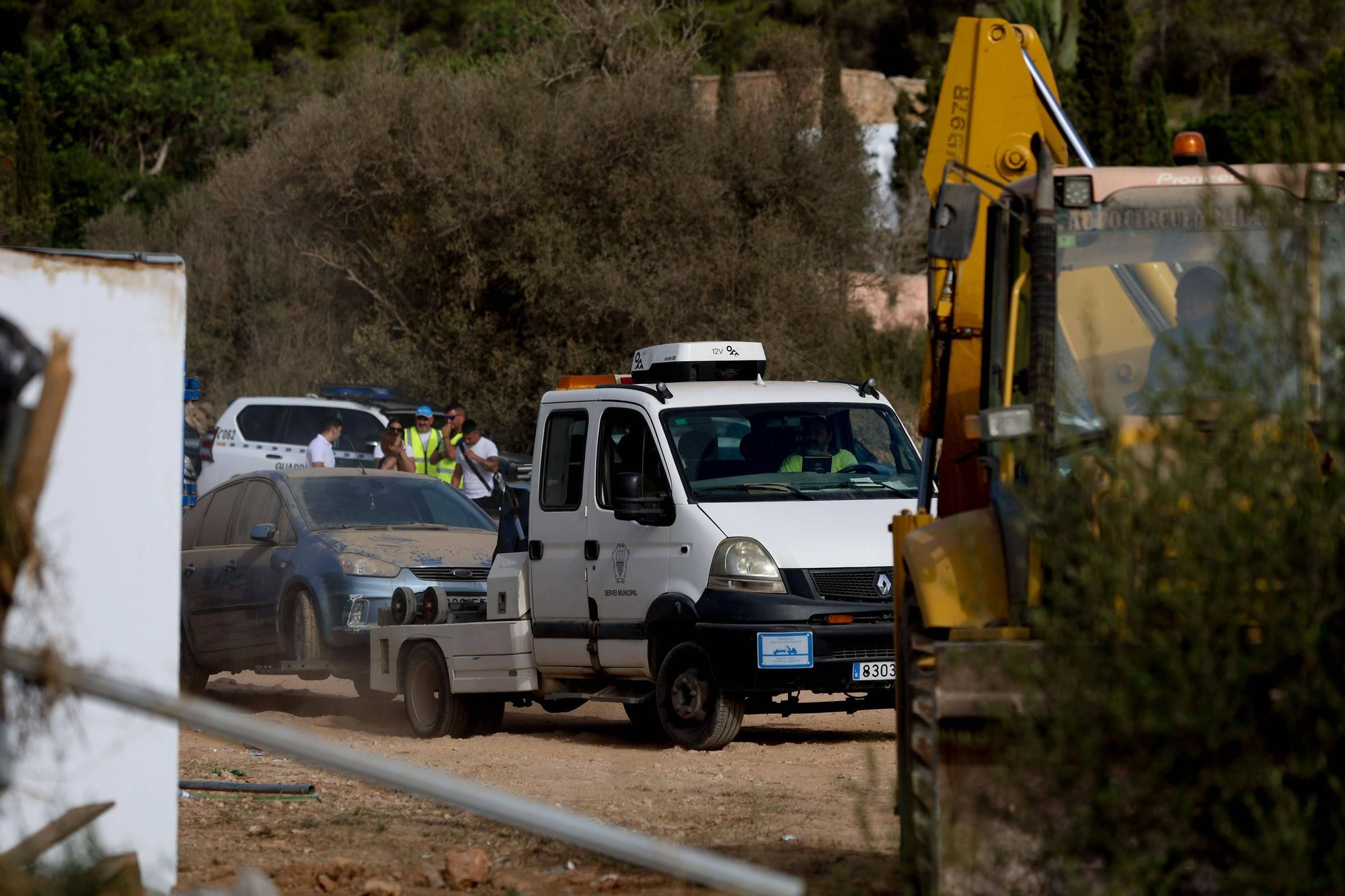Todas las imágenes del desalojo de Can Rova 2 en Ibiza