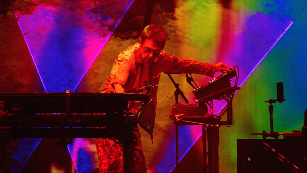 Jean-Michel Jarre en concierto.