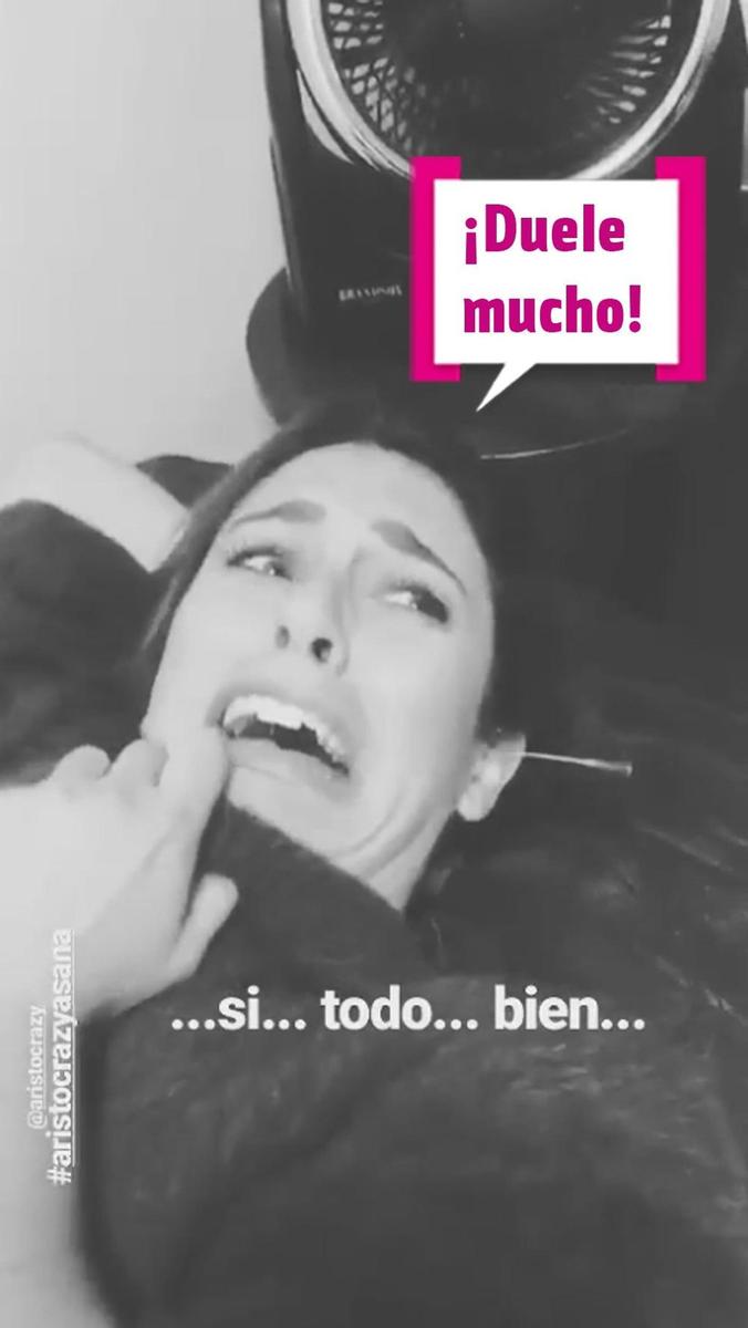 Blanca Suárez nos mostró hasta el proceso de hacerse el agujero