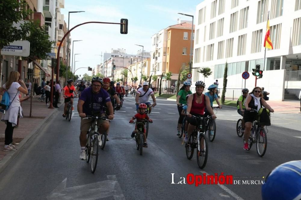 Ciclopaseo para clausular en Lorca los JDG