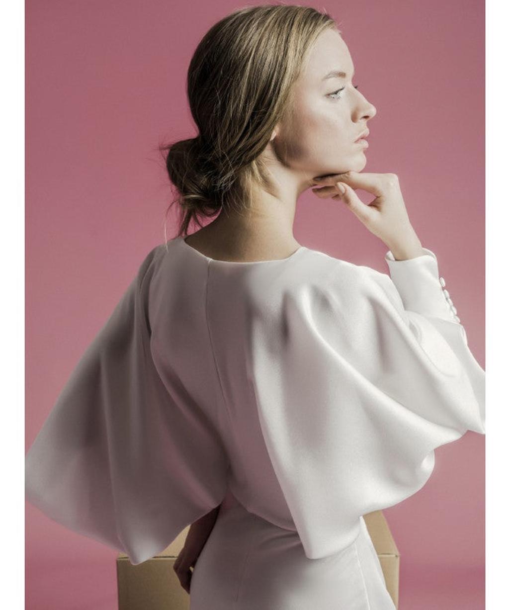 Vestido de novia con plástico reciclado, de Sophie et Voilà.