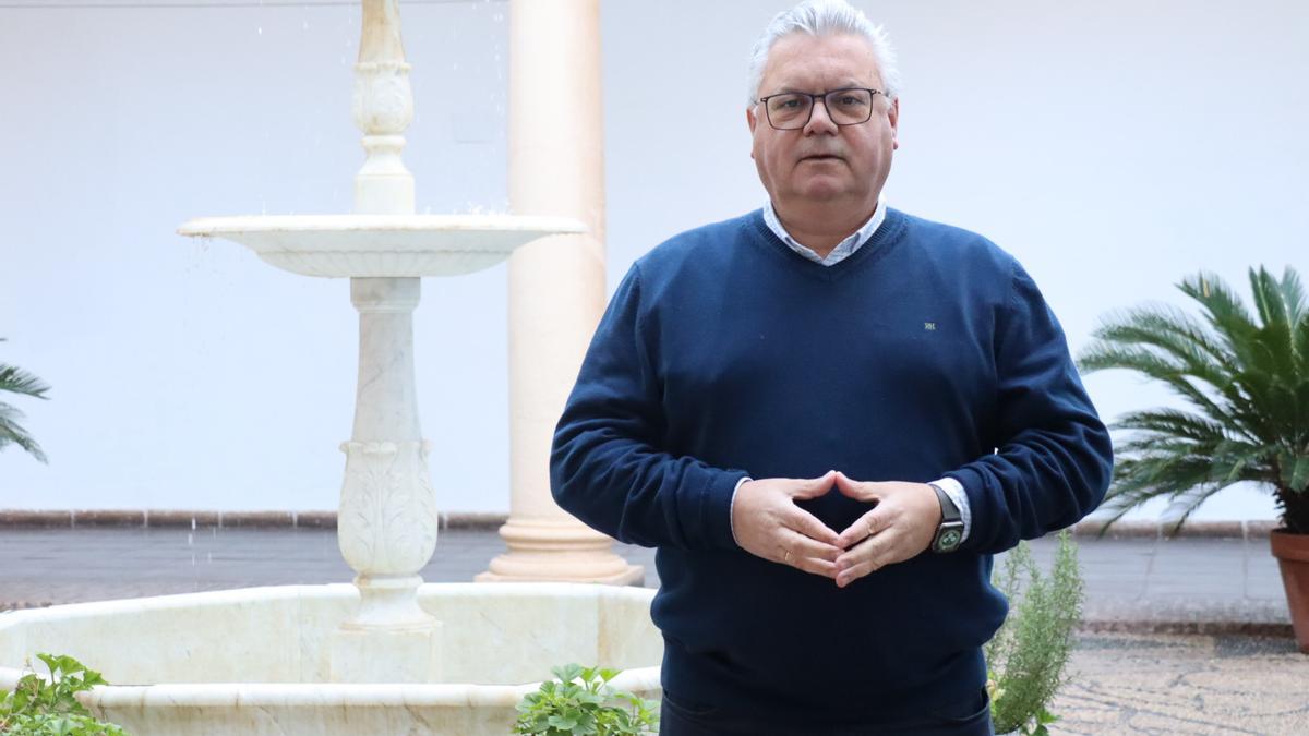 Esteban Morales, portavoz socialista en la Diputación.