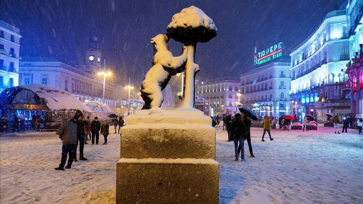 El Oso y El Madroño, en la Puerta del Sol.