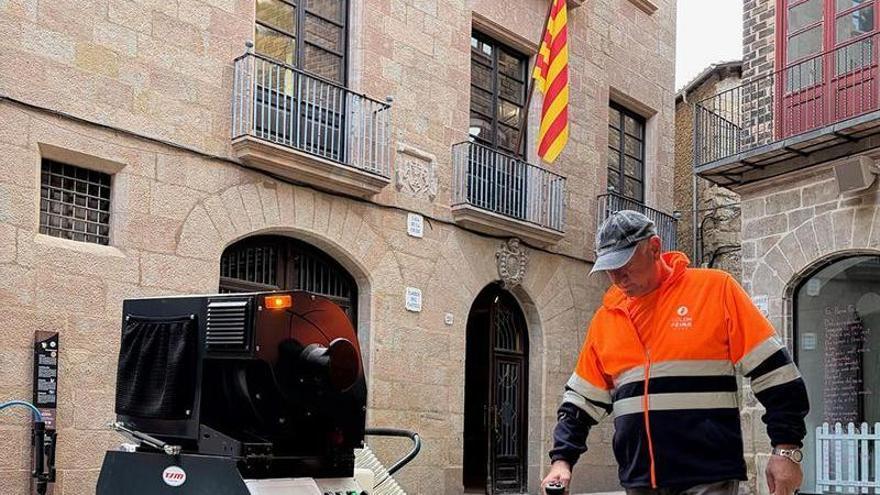 Parcs de Solsona més nets amb treballadors d'inserció social