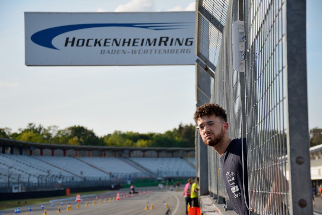 Josema Galán en el circuito de Hockenheimring (Alemania).