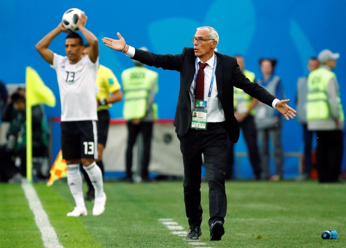 Héctor Cúper en la selección de Egipto (2014)