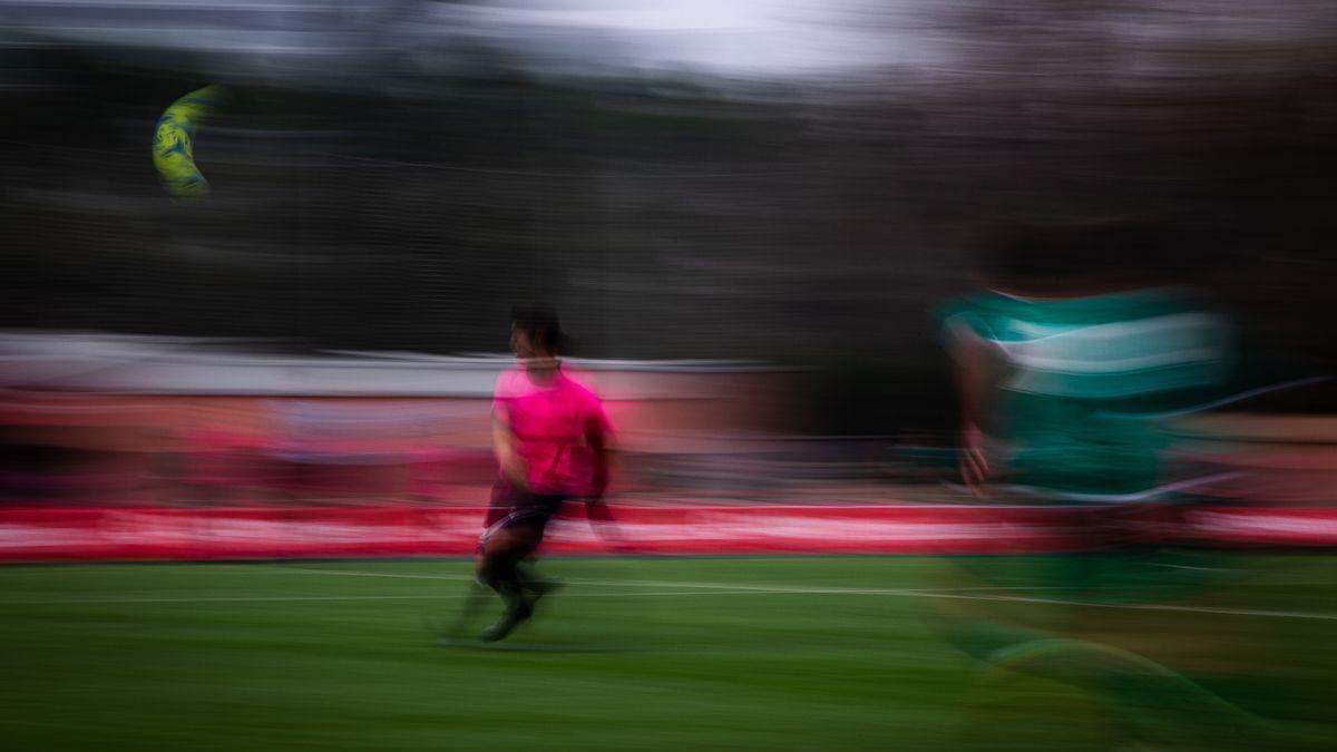 Imagen de archivo de un partido de fútbol