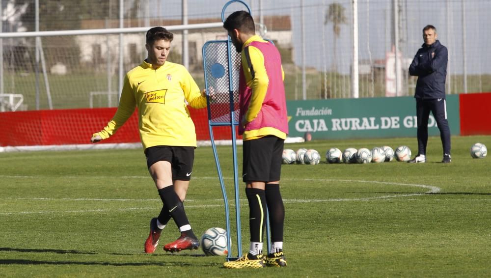 Entrenamiento del Sporting