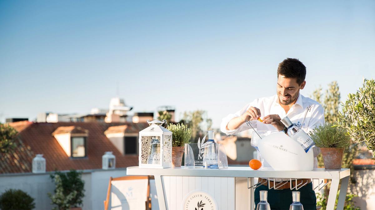 Una exclusiva terraza en el cielo de Madrid