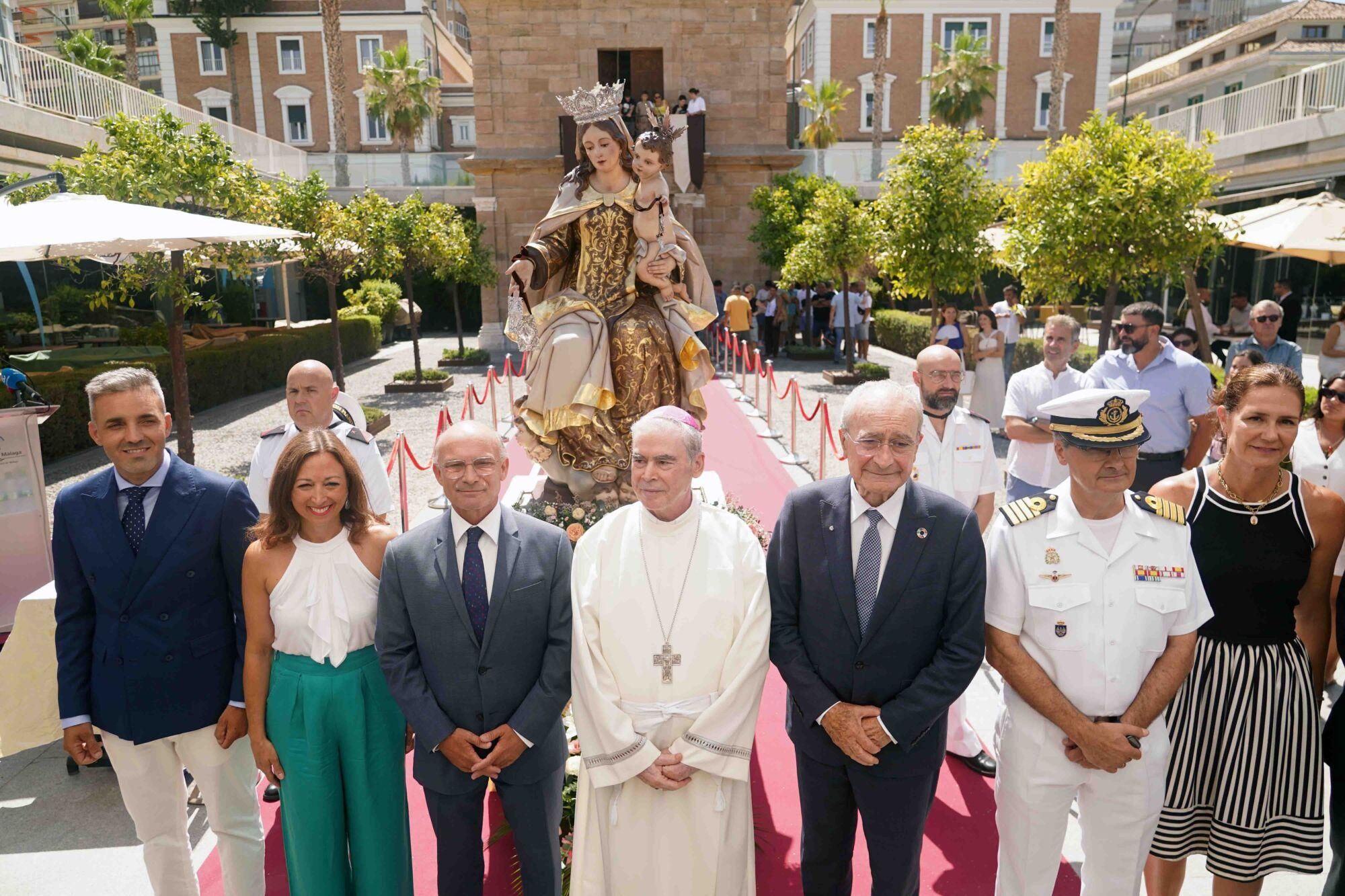 Inauguración de la Capilla del Puerto de Málaga y acto de bendición de la imagen Virgen del Carmen