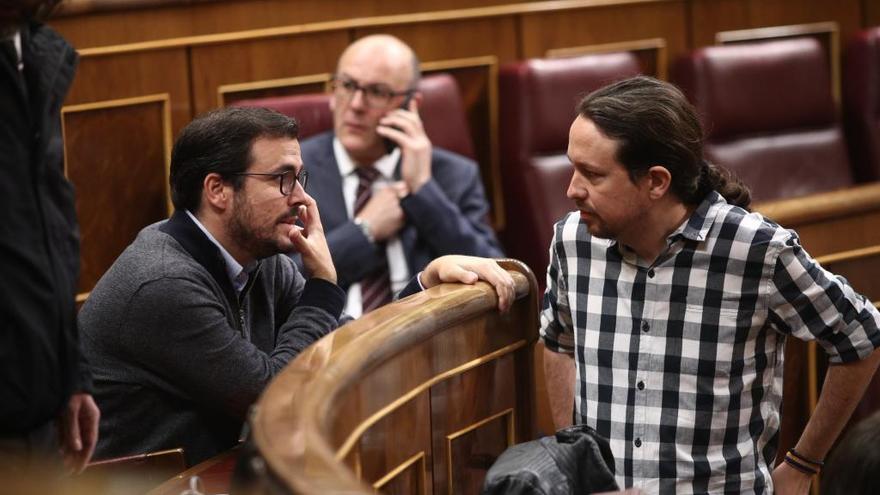 IU liquida la marca Unidos Podemos para 2019, pero apuesta por confluir con los morados
