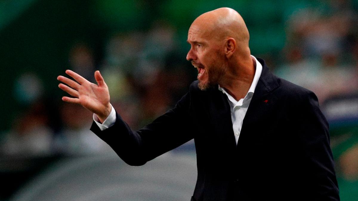 Ten Hag, durante su etapa en Ámsterdam