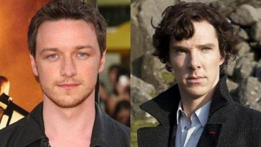 Benedict Cumberbatch y James McAvoy