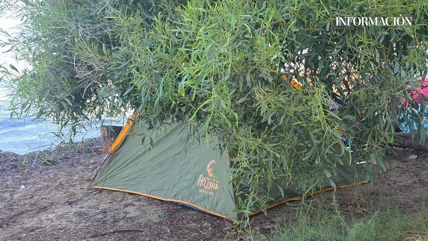 El Cabo, otro refugio para acampados en Alicante