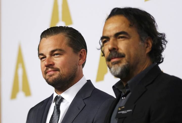 Leonardo DiCaprio and Alejandro Gonzalez Inarritu arrive at the 88th Academy Awards nominees luncheon in Beverly Hills