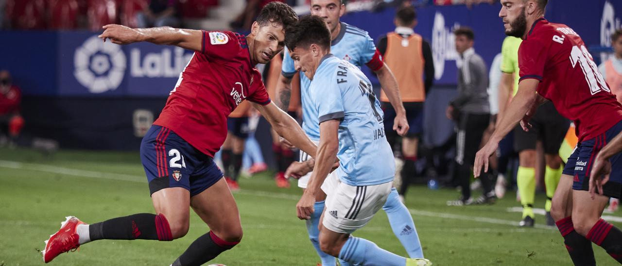 Cervi, en el partido contra Osasuna.