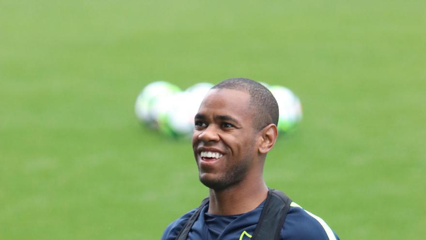 Diego Rolan, sonriente, tiene motivos para estar alegre.