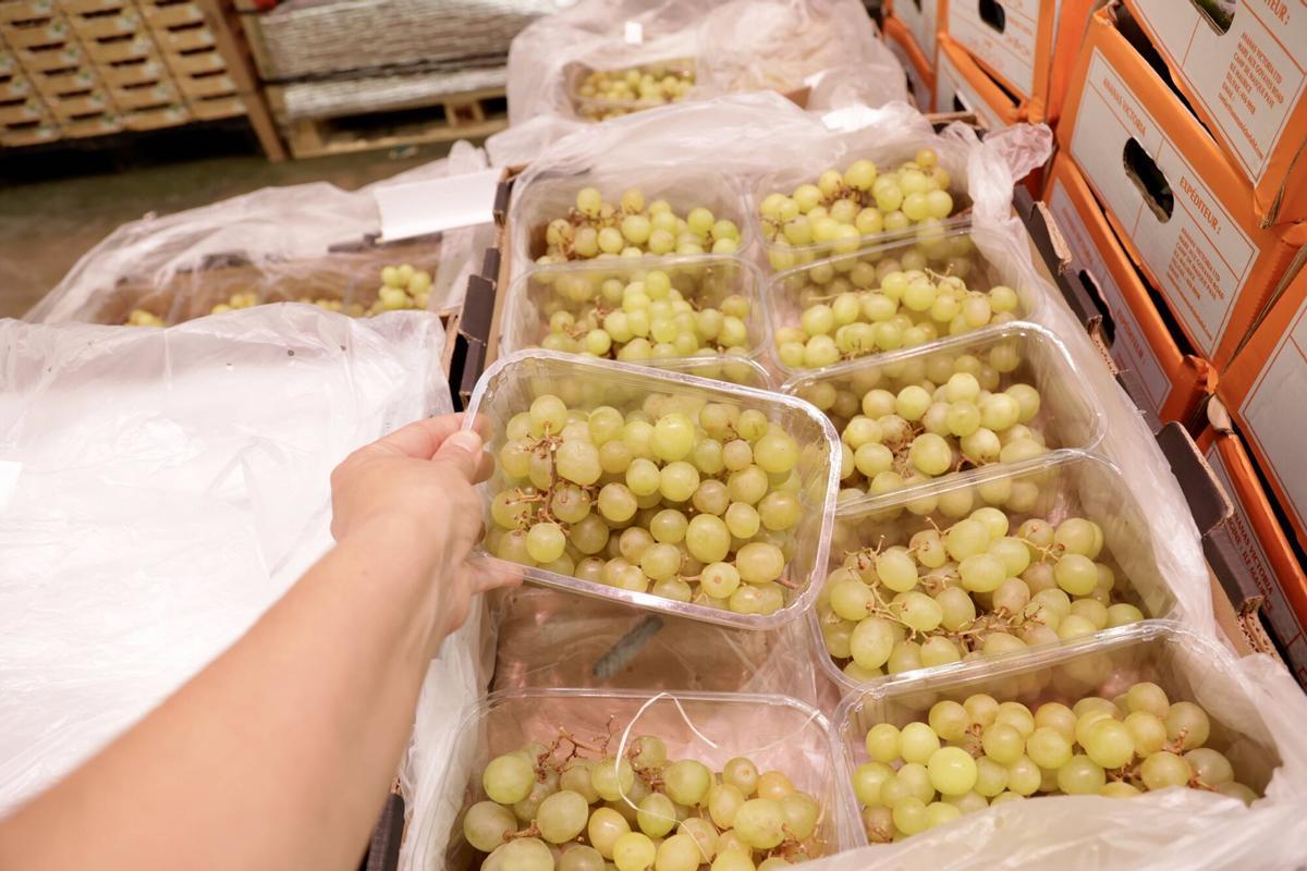 El raïm dona un respir aquesta nit de Cap d’Any i es converteix en gairebé l’únic aliment fresc que no s’encareix aquest Nadal