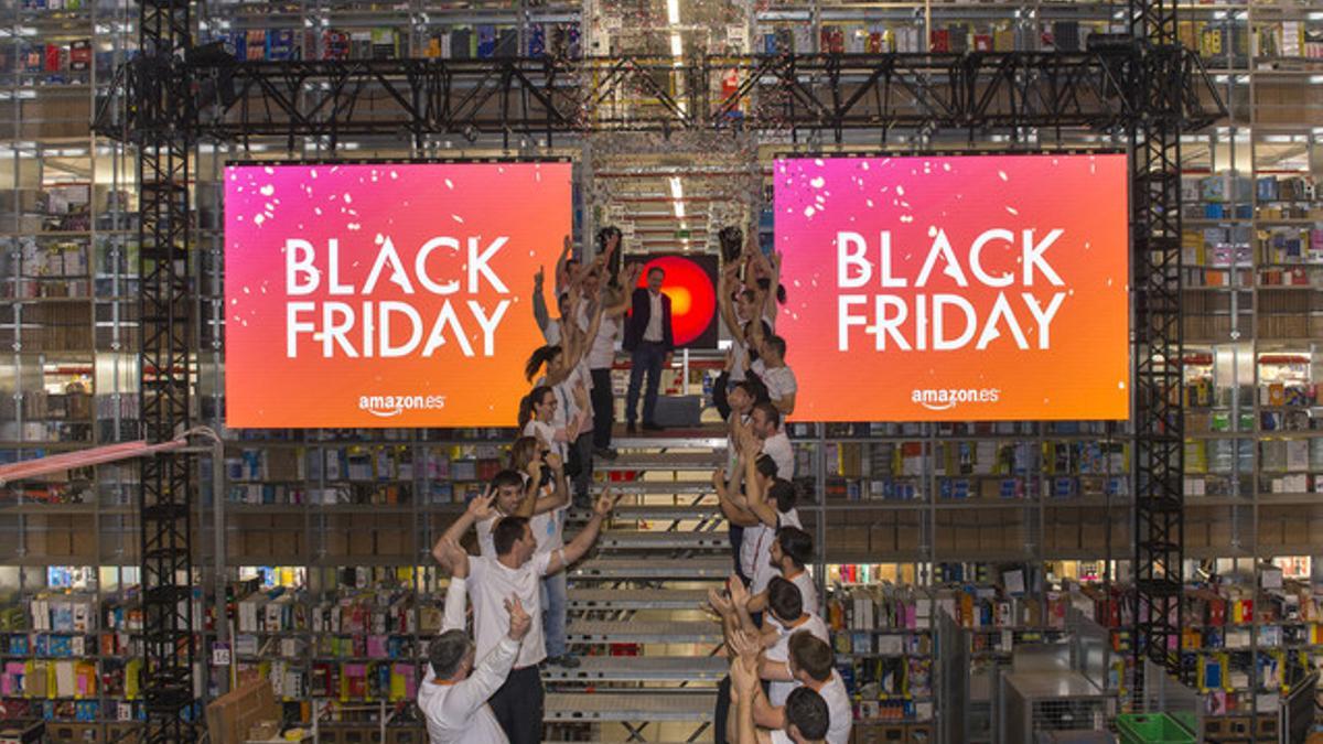 Momento en que Amazon.es activó las ofertas de Black Friday.