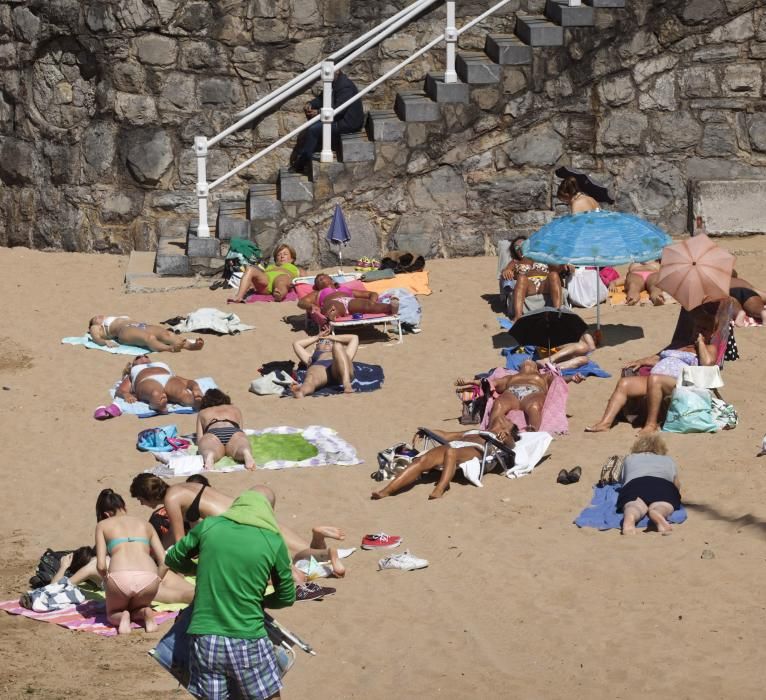 Buen tiempo en Gijón