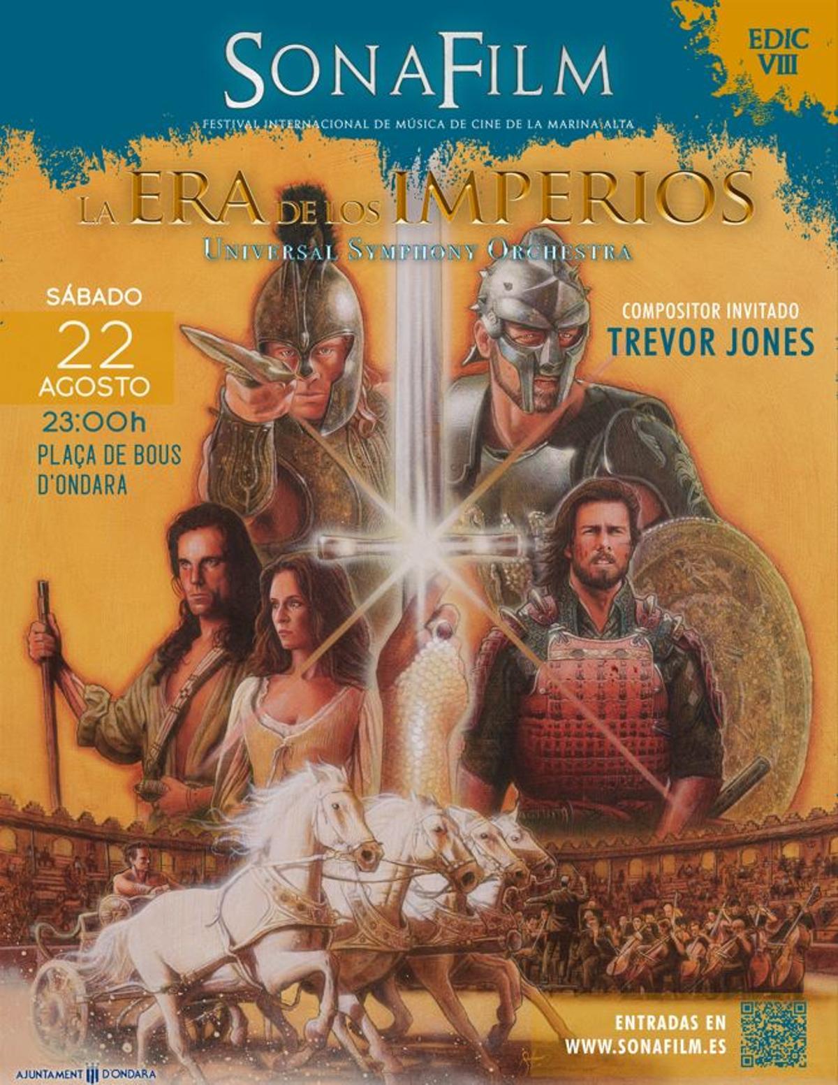 Cartel del concierto de Sonafilm
